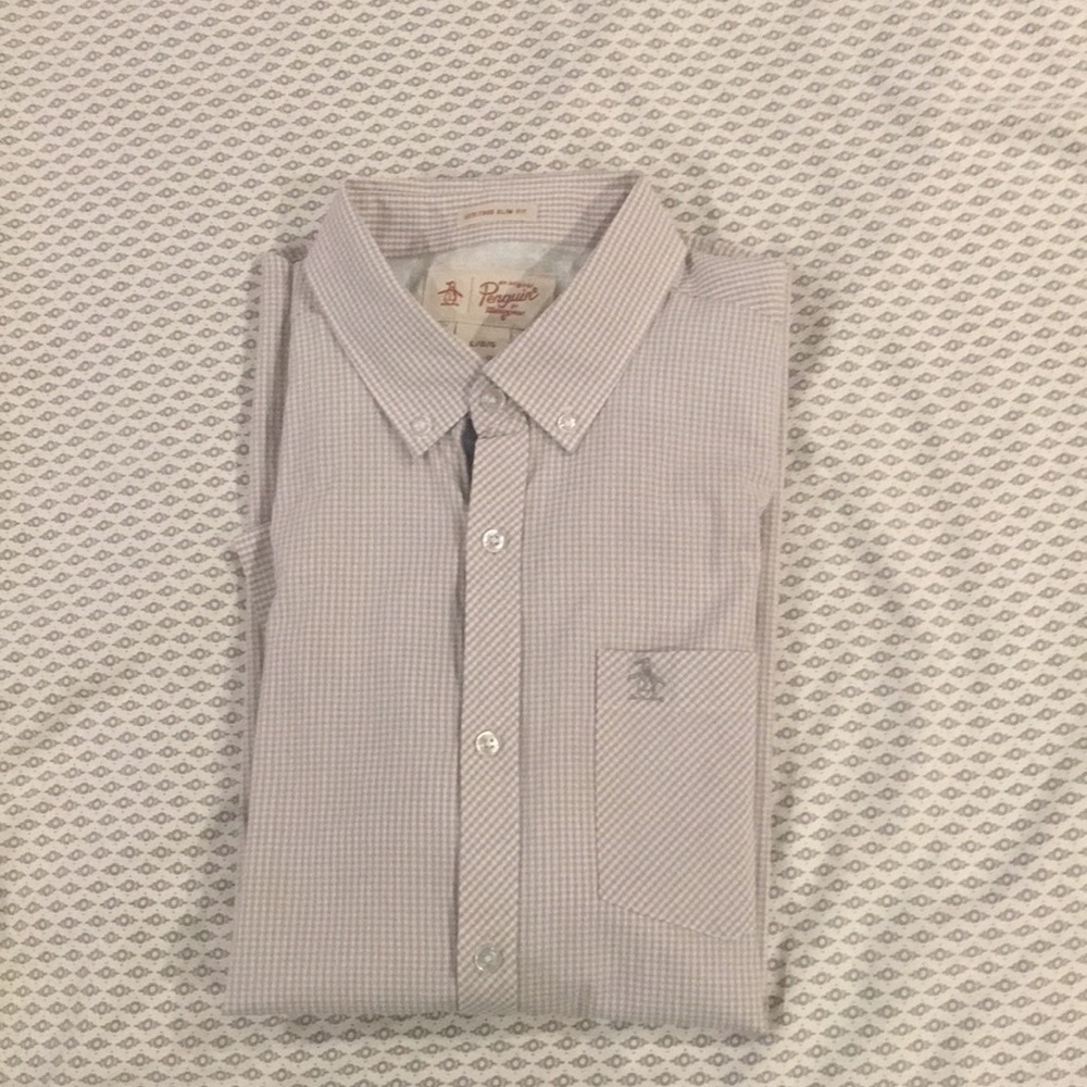 Penguin short sleeve button down